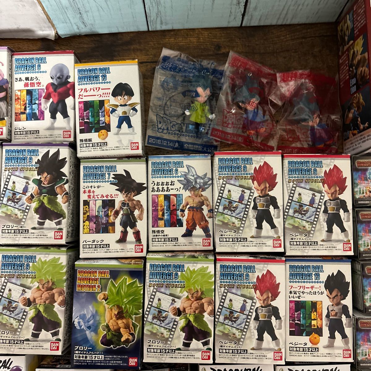 ai@1円〜 まとめ ドラゴンボール 超 改 アドバージ 超戦士マスコット スタイリング ステッカー_画像3