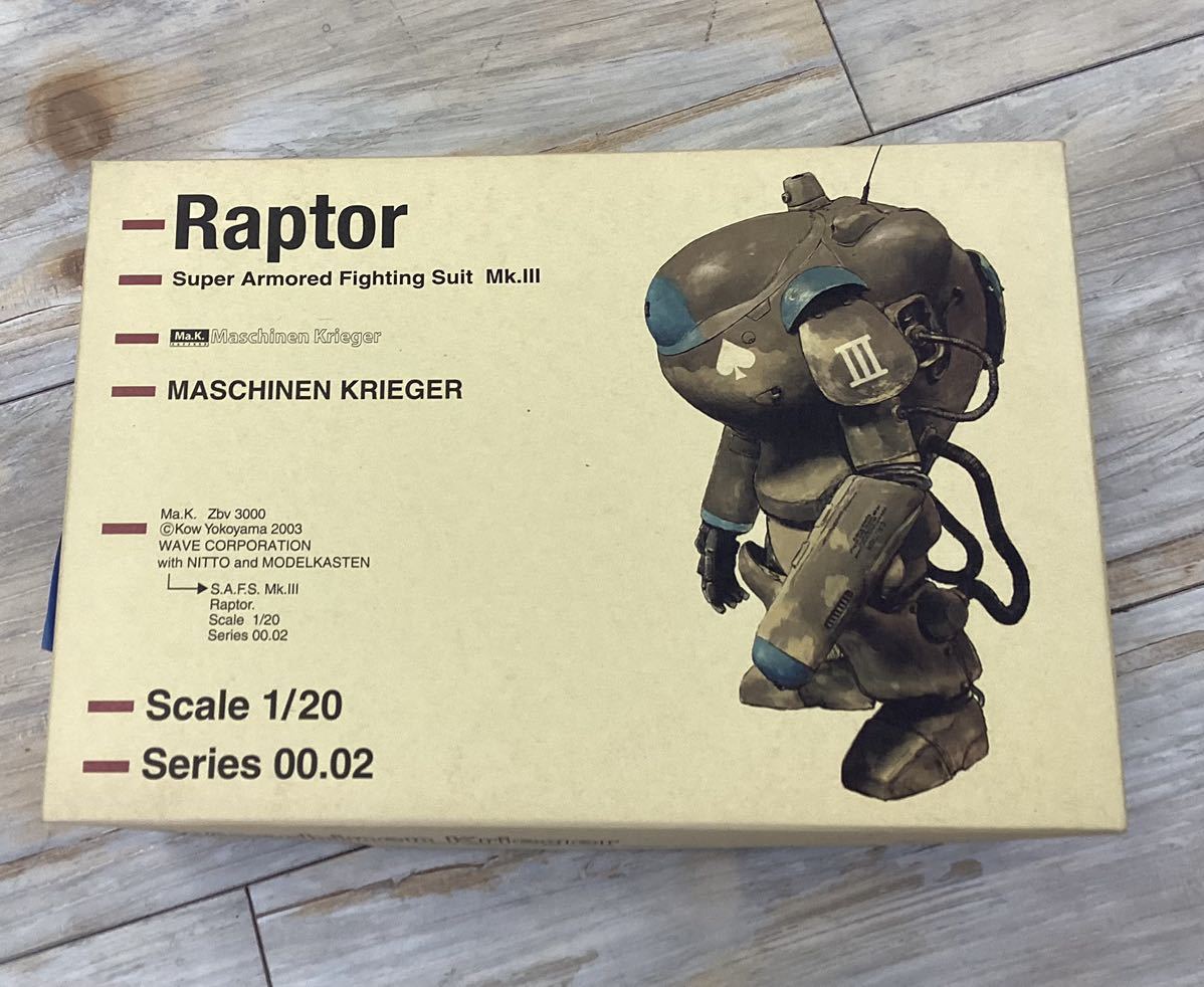 マシーネンクリーガー Raptor 1/20スケール_画像1