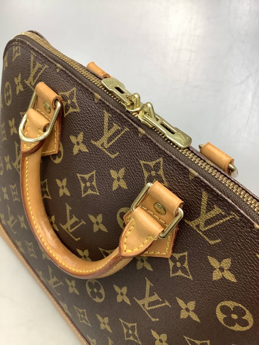 Y1976 美品 LOUIS VUITTON ルイヴィトン モノグラム アルマ M51130 ハンドバッグ トートバッグ 袋付き 中古 現状品_画像6