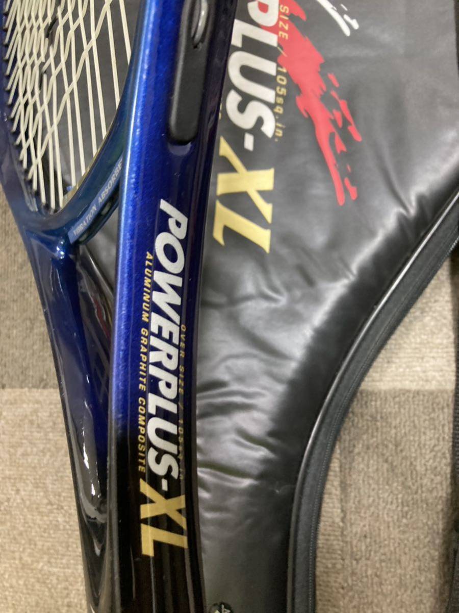 DUNLOP　ダンロップ テニスラケット 硬式ラケット 2本セット POWERPLUS-XL OVER SIZE　ケース付_画像4