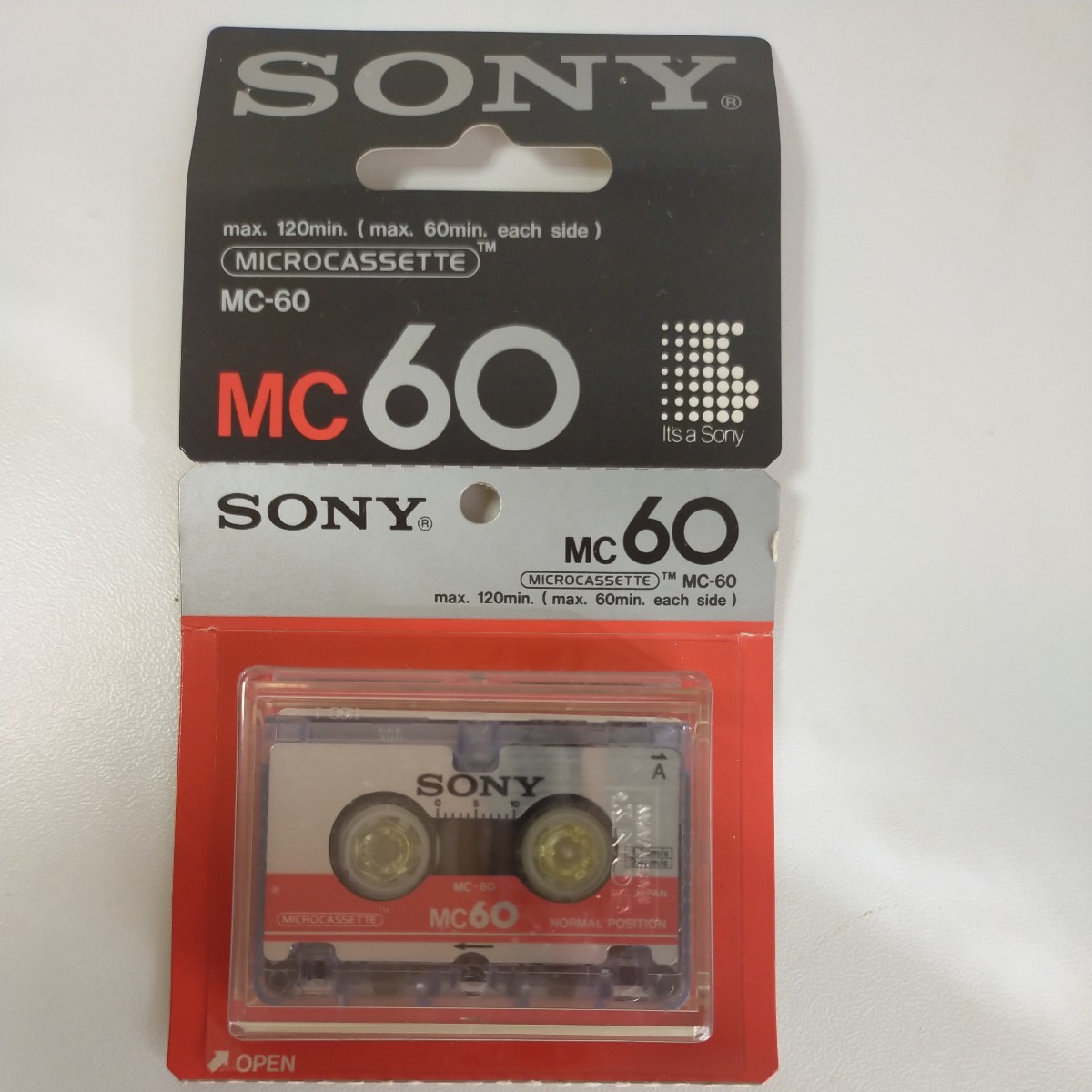 未使用　11個セット マイクロカセットテープ SONY MC60　 _画像2