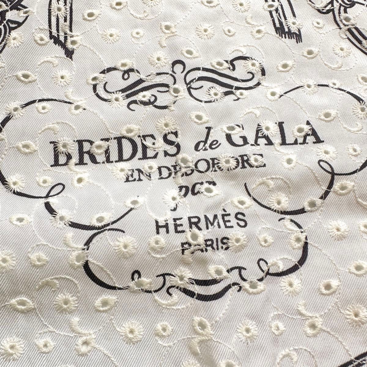 HERMES エルメス カレ70 ブリッドドゥガラ 刺繍入り 2023SS レア HERMES エルメス カレ70 ブリッドドゥガラ 刺繍入り 2023SS レア