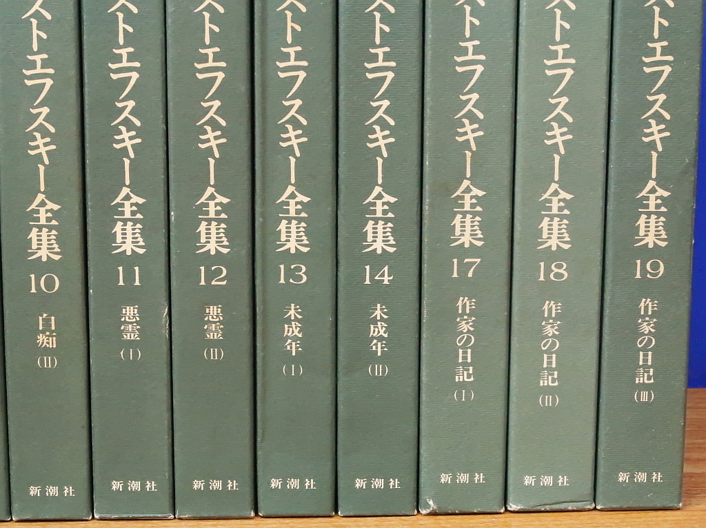  решение версия Dostoevsky полное собрание сочинений итого 15 шт. (2*4*6~14*17~19* альбом ) Shinchosha 