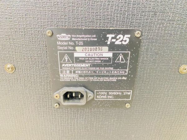 VOX T25 BASS AMPLIFIER / ボックス ベースアンプ コンボアンプ【現状品】♪_画像9