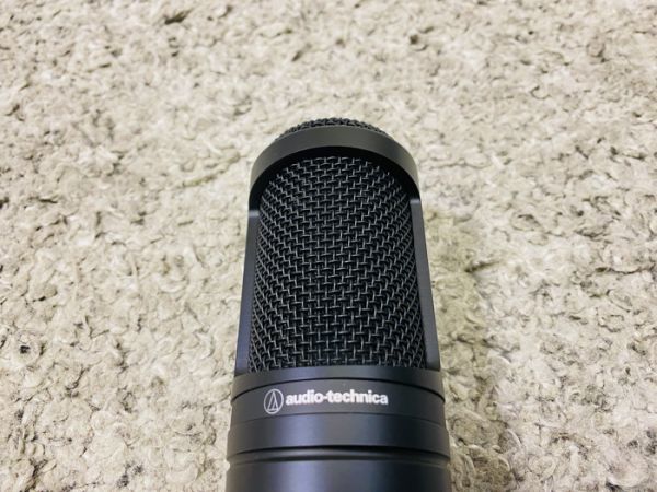 【美品】Audio Technica AT2020 オーディオテクニカ オーテク コンデンサーマイク 配信用マイク レコーディング用マイク♪_画像2