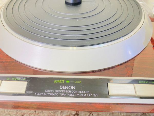 DENON DP-37F / デノン ターンテーブル レコードプレイヤー 【現状品】♪TK_画像3