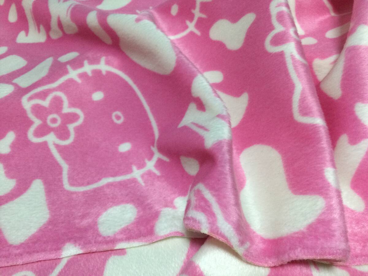 ★サンリオ♪高級素材★1998年頃製★超レア◆可愛いHELLO KITTY★ハローキティ約154cm×約50cm ♪ピンク★お洋服や入学入園グッズ作成に♪_画像2