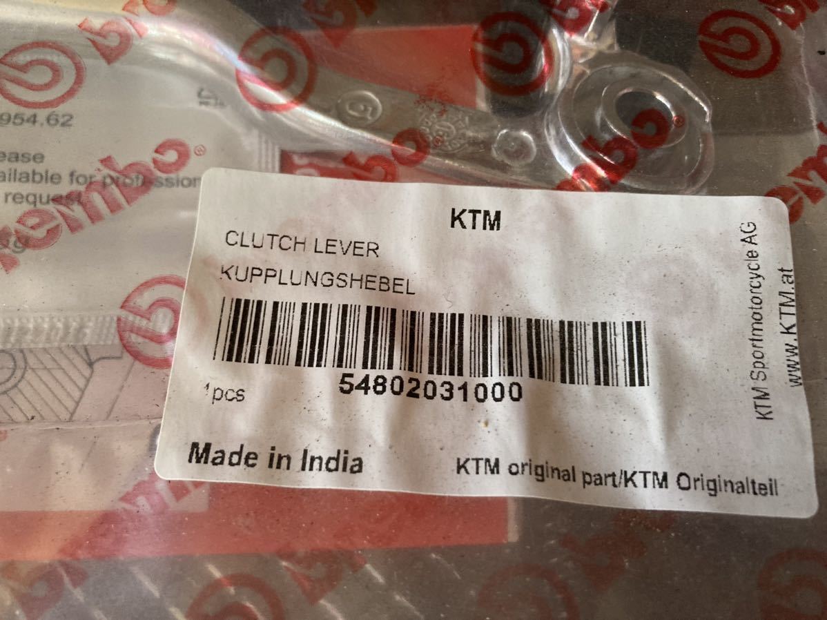 KTMクラッチレバー brembo 未開封 SX/EXC用  部品番号5480203100の画像2
