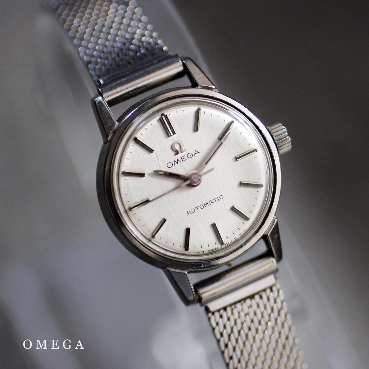 オメガ OMEGA シーマスター SEAMASTER AUTOMATIC レディース ウォッチ 腕 時計 ヴィンテージ 自動巻 ラウンド 文字盤