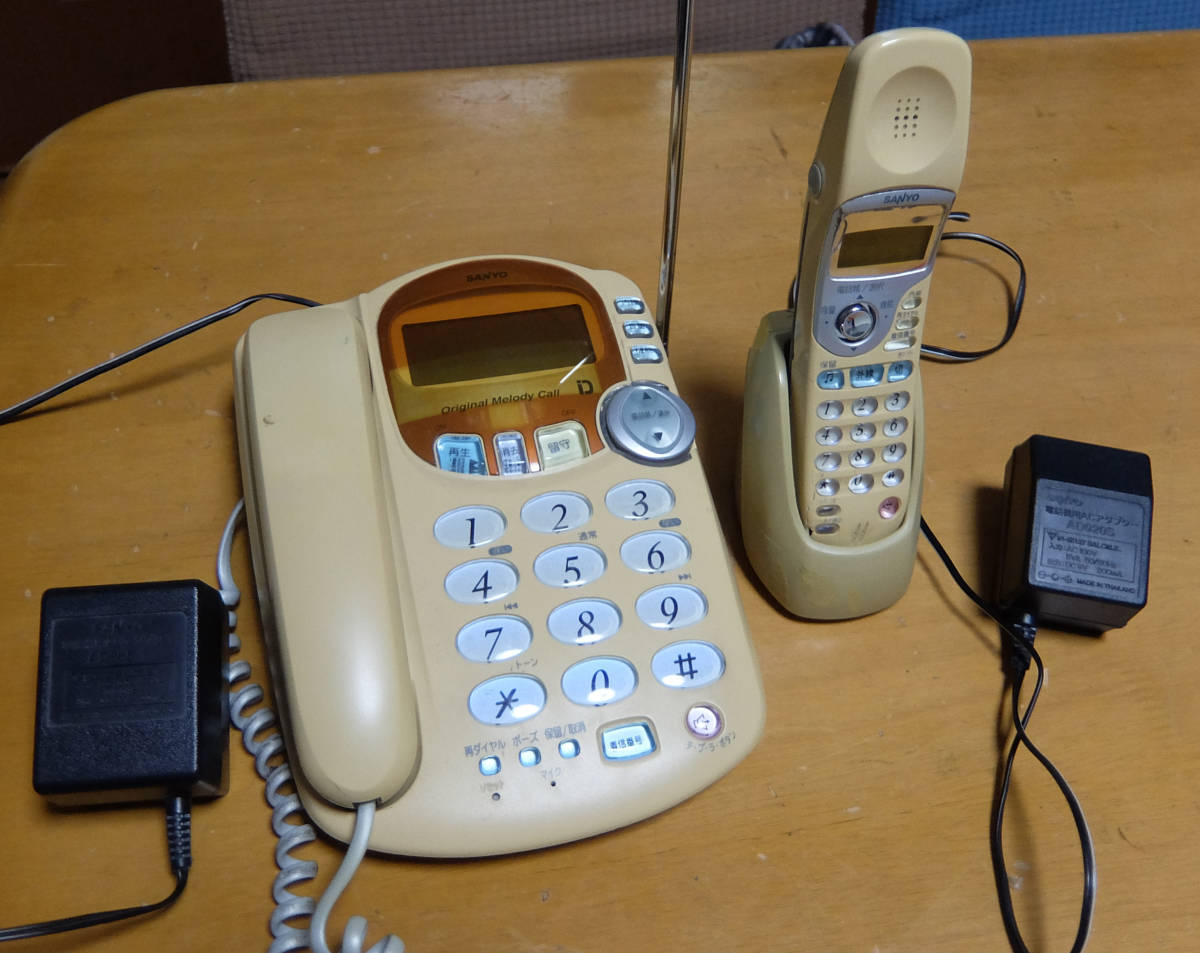 SANYO Sanyo cordless answer phone machine + cordless handset 1 pcs attaching TEL-A5