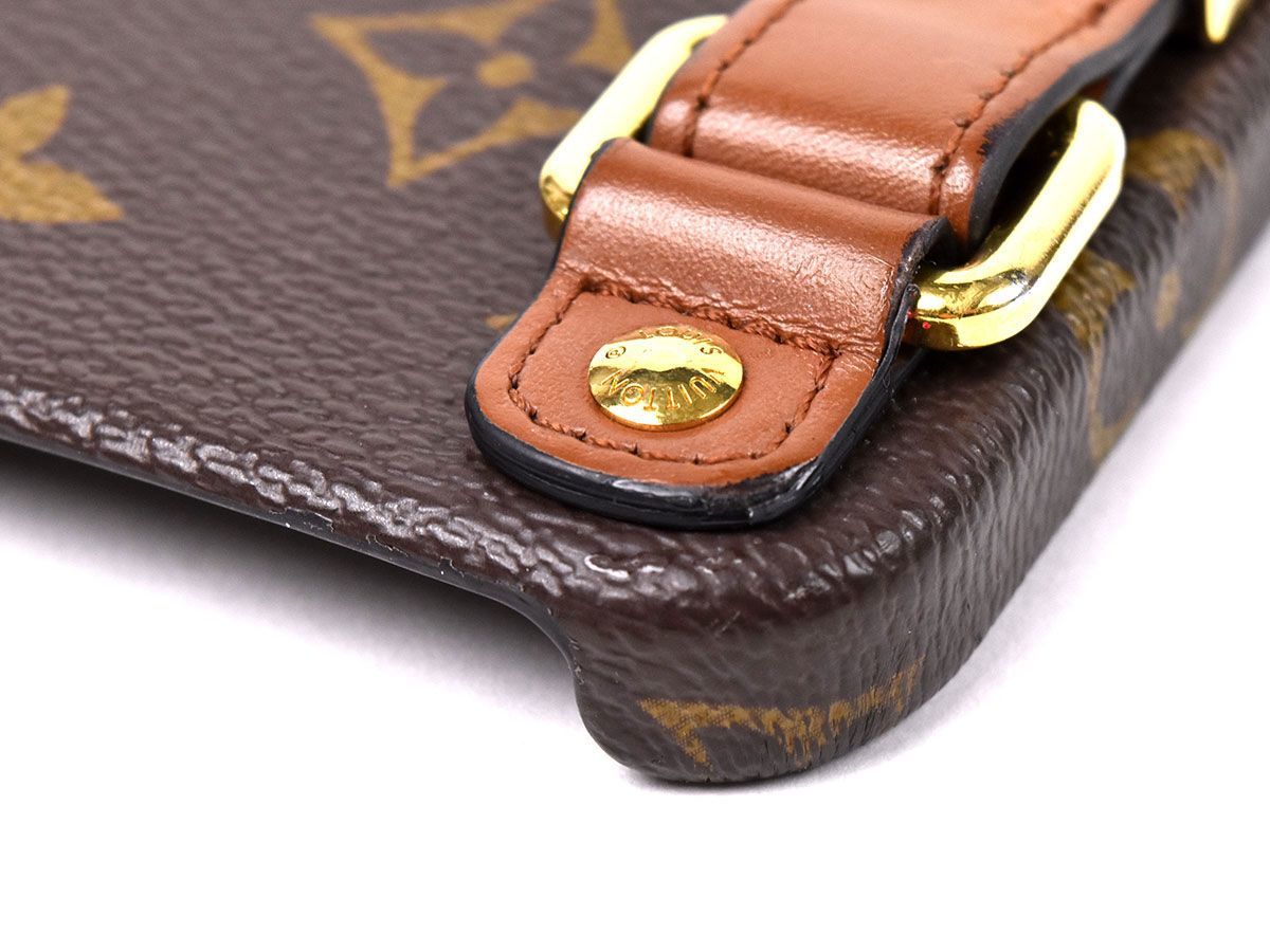 169744〇 LOUIS VUITTON ヴィトン iPhone バンパー 13Pro iPhone ケース スマホケース スマホカバー M81214 ドーフィーヌ モノグラム/ G_画像4