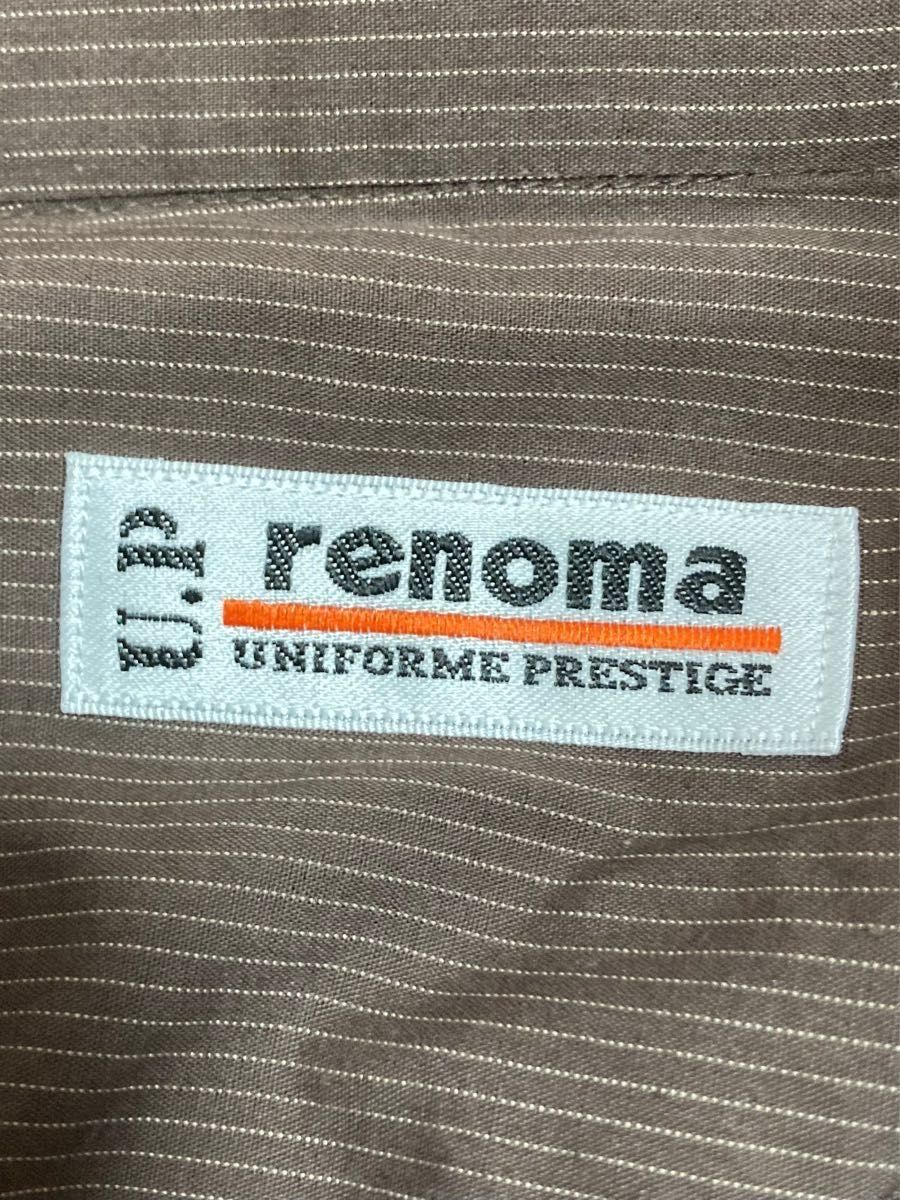 renoma レノマ　ストライプシャツ 長袖シャツ