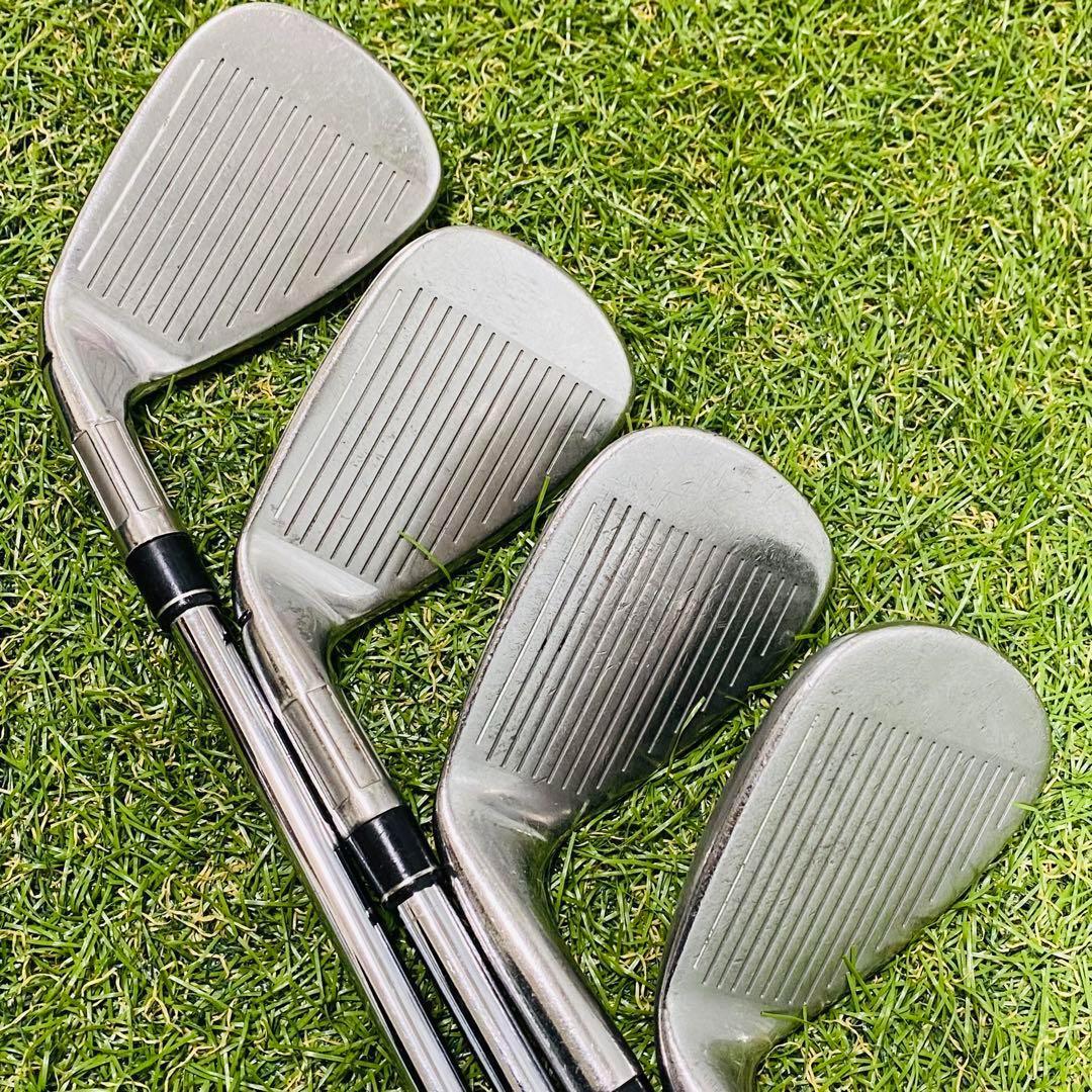 【良品】初心者推奨 TaylorMade テーラーメイド M6 メンズアイアンセット7本 スチール R_画像5