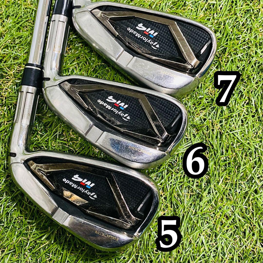 【良品】不動の名器 大人気 TaylorMade テーラーメイド M4 メンズアイアンセット 7本 スチール R_画像2