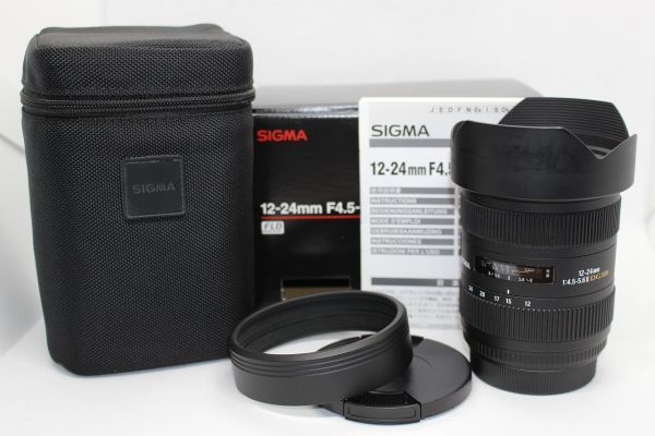 ■良品/付属充実元箱付き■シグマ SIGMA 12-24mm F4.5-5.6 II DG HSM CANON キャノン EFマウント #Z3201の画像1