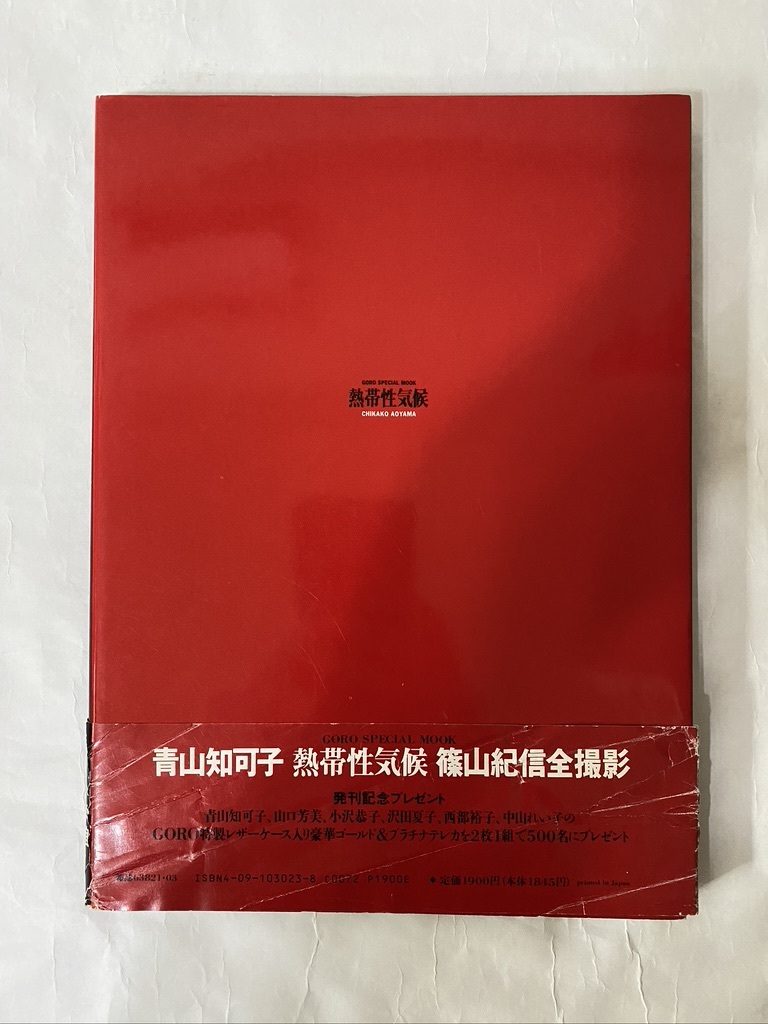 青山知可子 写真集 熱帯性気候 篠山紀信全撮影 - 文学/小説