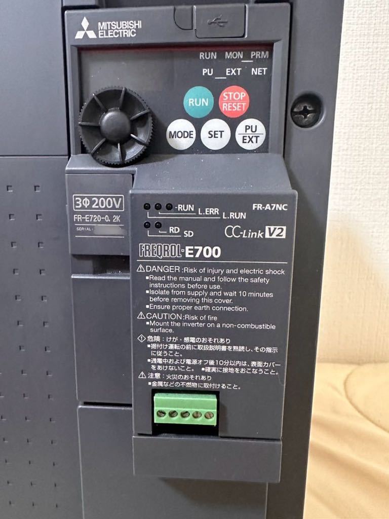 MITSUBISHI ELECTRIC / INVERTER FR-E720-7.5K_画像2