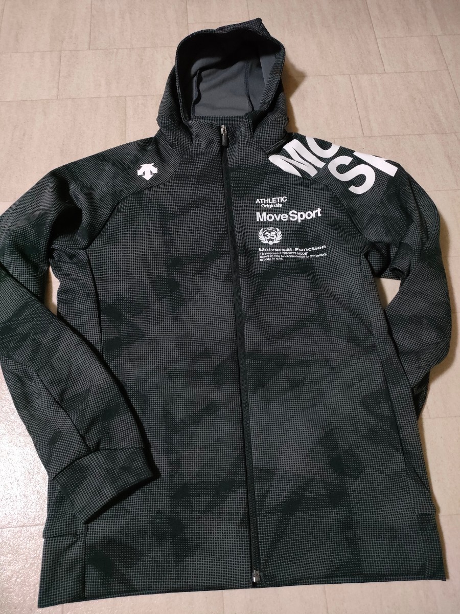 サイズ：L　美品　デサント DESCENTE スウェットフルジップ グラフィックスウェットフルジップパーカー　ジャケット_画像2