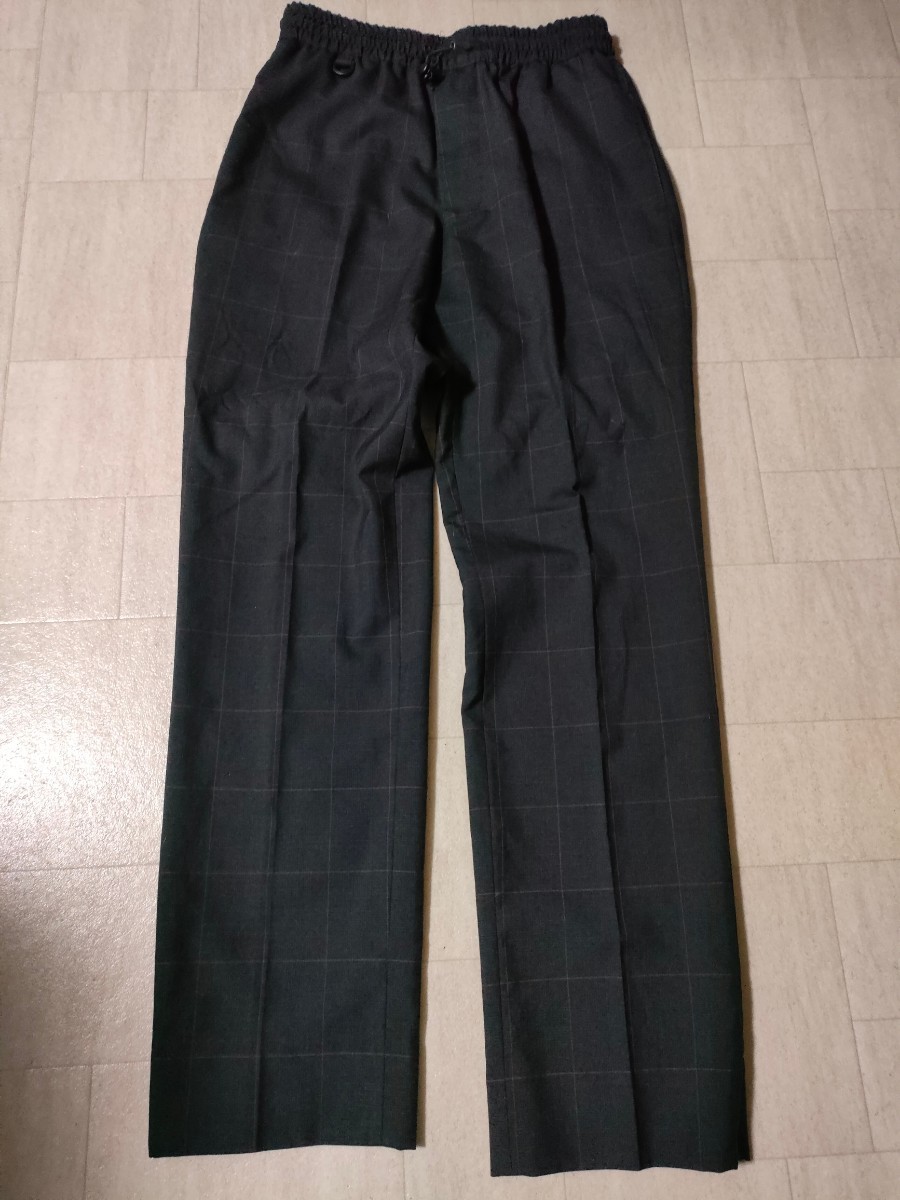 サイズ：M　美品 日本製　SOPHNET.(ソフネット) / ボトム/ウール混/チェック/ スラックスパンツ　イージーパンツ　ririファスナー