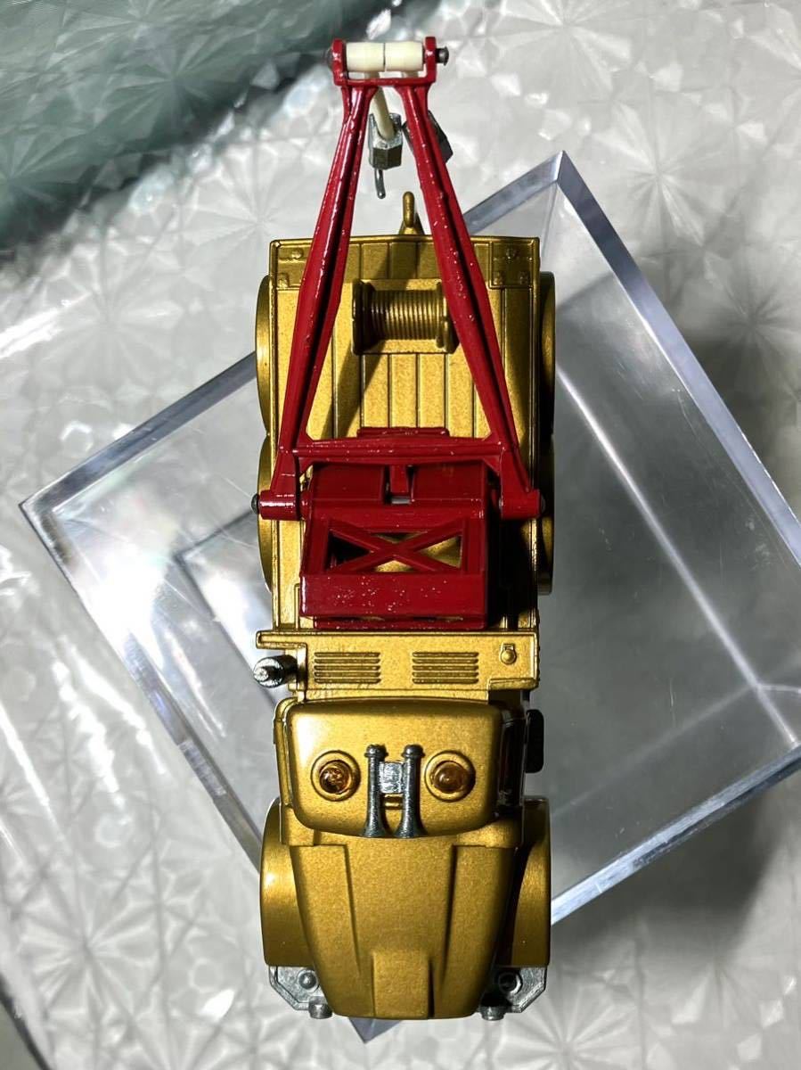 MATCHBOXマッチボックス KING SIZE SCAMMELL HEAVY WRECK TRUCK Esso レッカー車　黄土色×赤　イギリス製_画像8