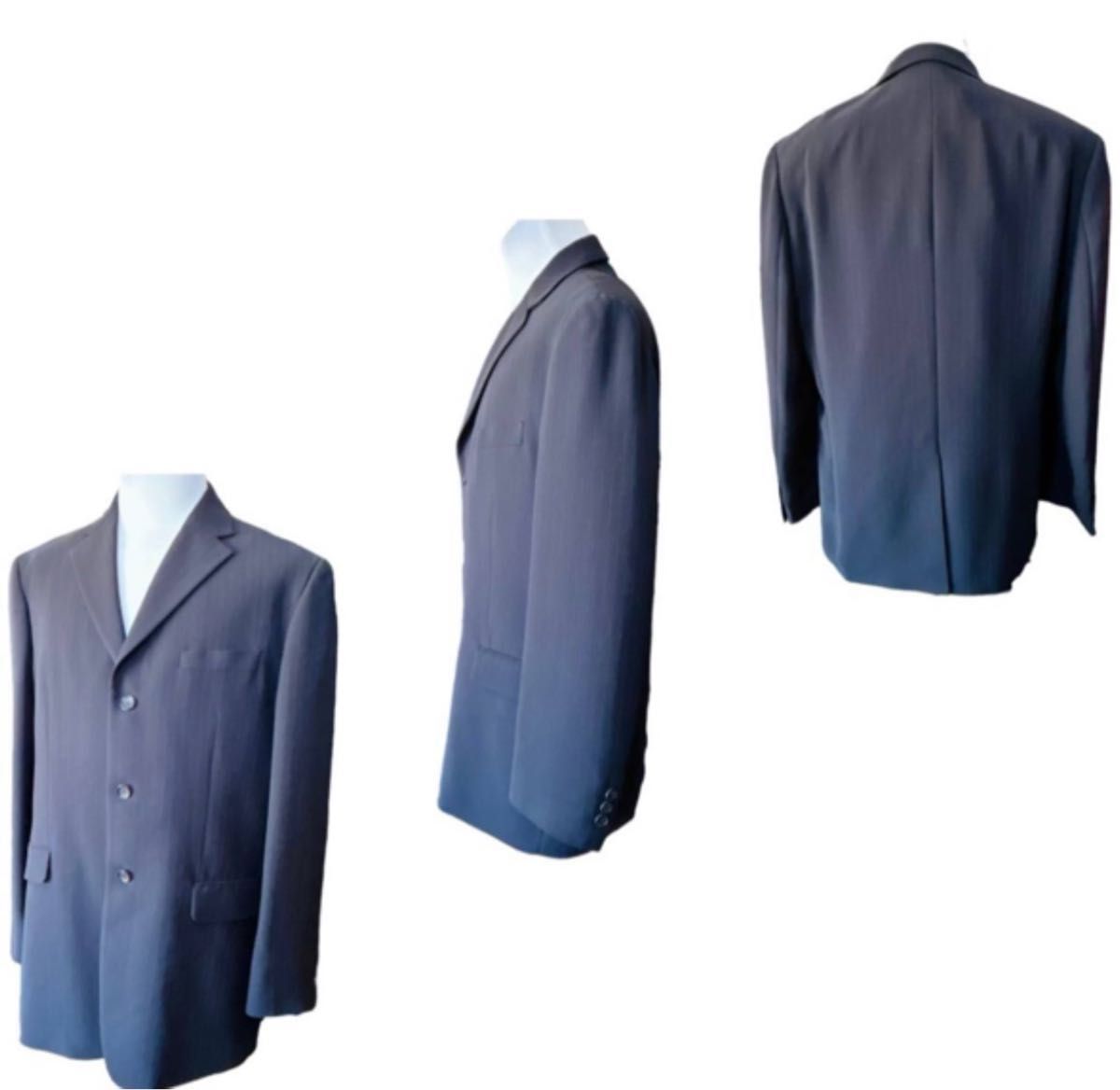 renoma PARIS レノマパリス セットアップスーツ 総裏 紺 未使用 ジャケット スラックス パンツ タグ付 サイズ90