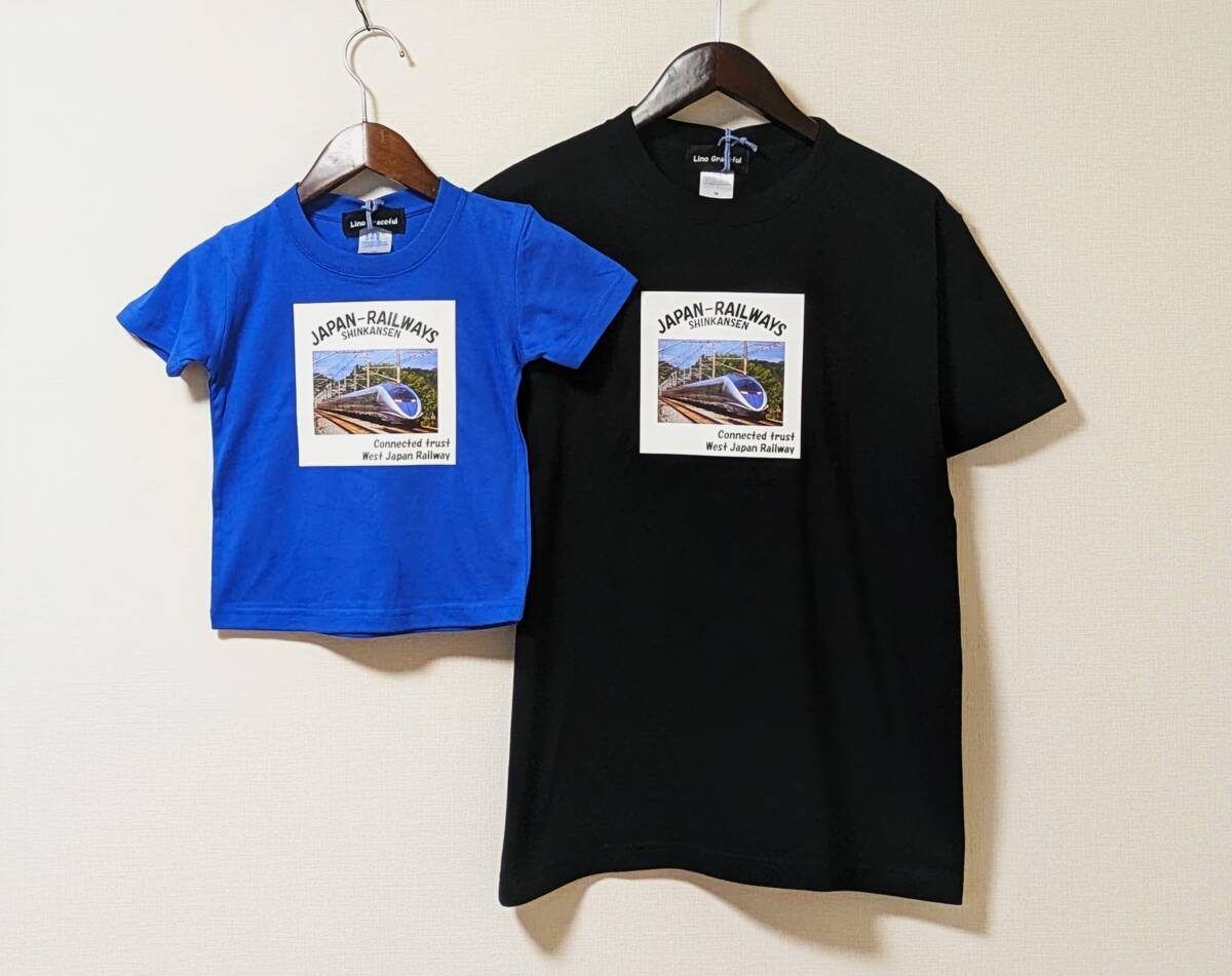 大好評！新品 正規 『大人用/S』500系 JR新幹線Tシャツ(ブラック) カード付 |鉄道好きに 希少 リアル車両 子供 おそろいコーデ/男女兼用_画像5