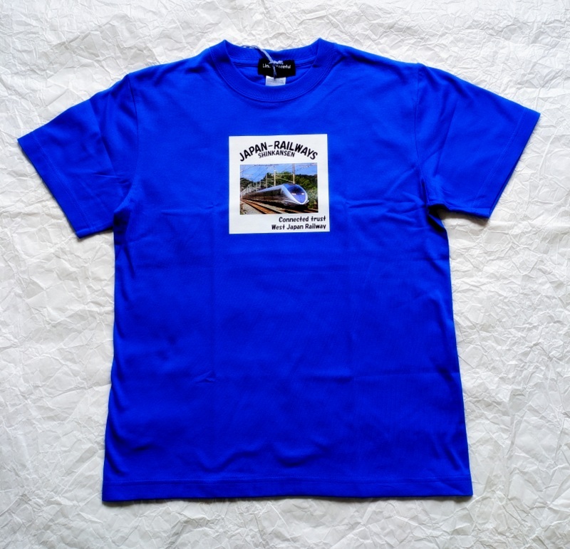 大好評！新品 正規 『大人用/S』500系 JR新幹線Tシャツ(ブラック) カード付 |鉄道好きに 希少 リアル車両 子供 おそろいコーデ/男女兼用_画像3