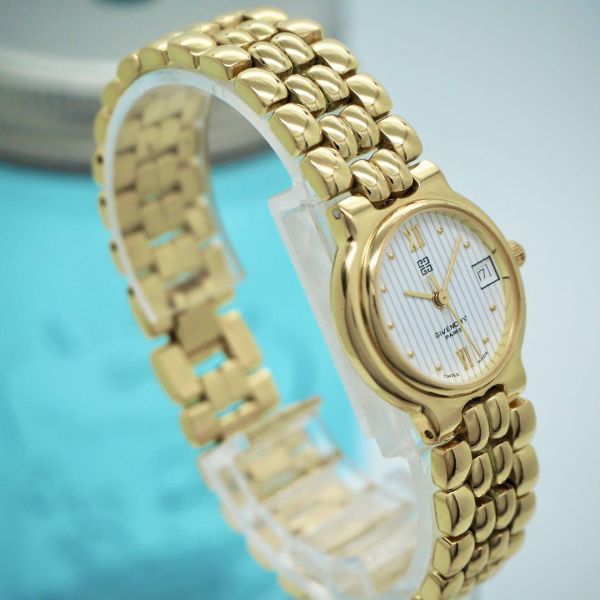 201【美品】GIVENCHY ジバンシー時計　レディース腕時計　ゴールド　人気_画像2