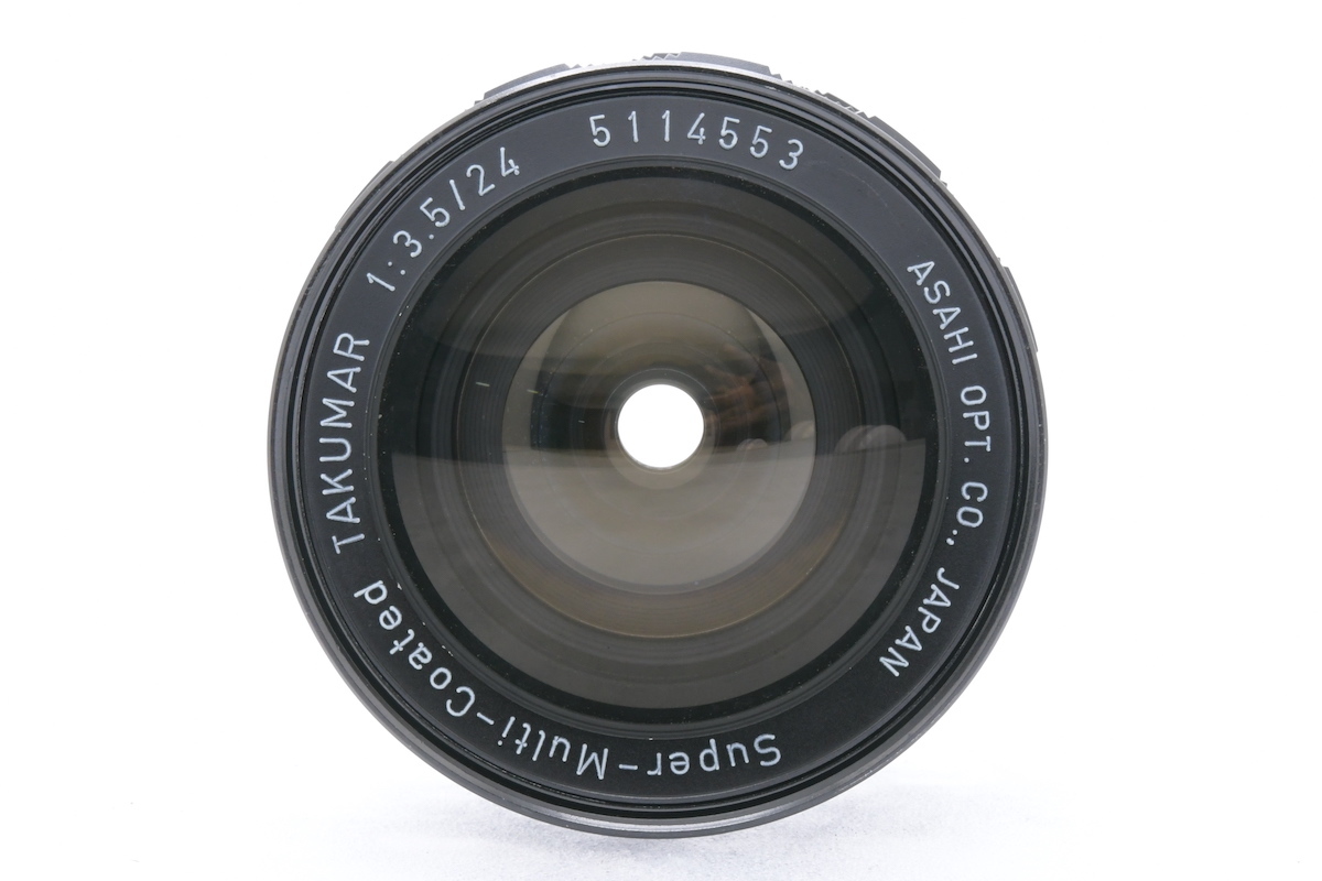 PENTAX S-M-C TAKUMAR 24mm F3.5 M42マウント ペンタックス MF一眼レフ用 広角単焦点レンズ_画像2