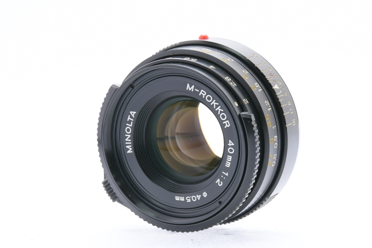 MINOLTA M-ROKKOR 40mm F2 Mマウント ミノルタ レンジファインダー用 標準単焦点レンズの画像1