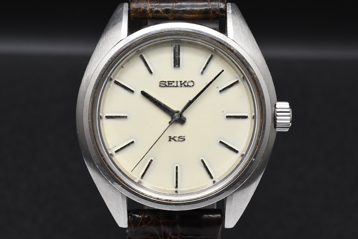 難あり　SEIKO 45KS HI-BEAT Ref:45-7010 キングセイコー メダリオン 手巻き 文字盤塗装あり_画像1