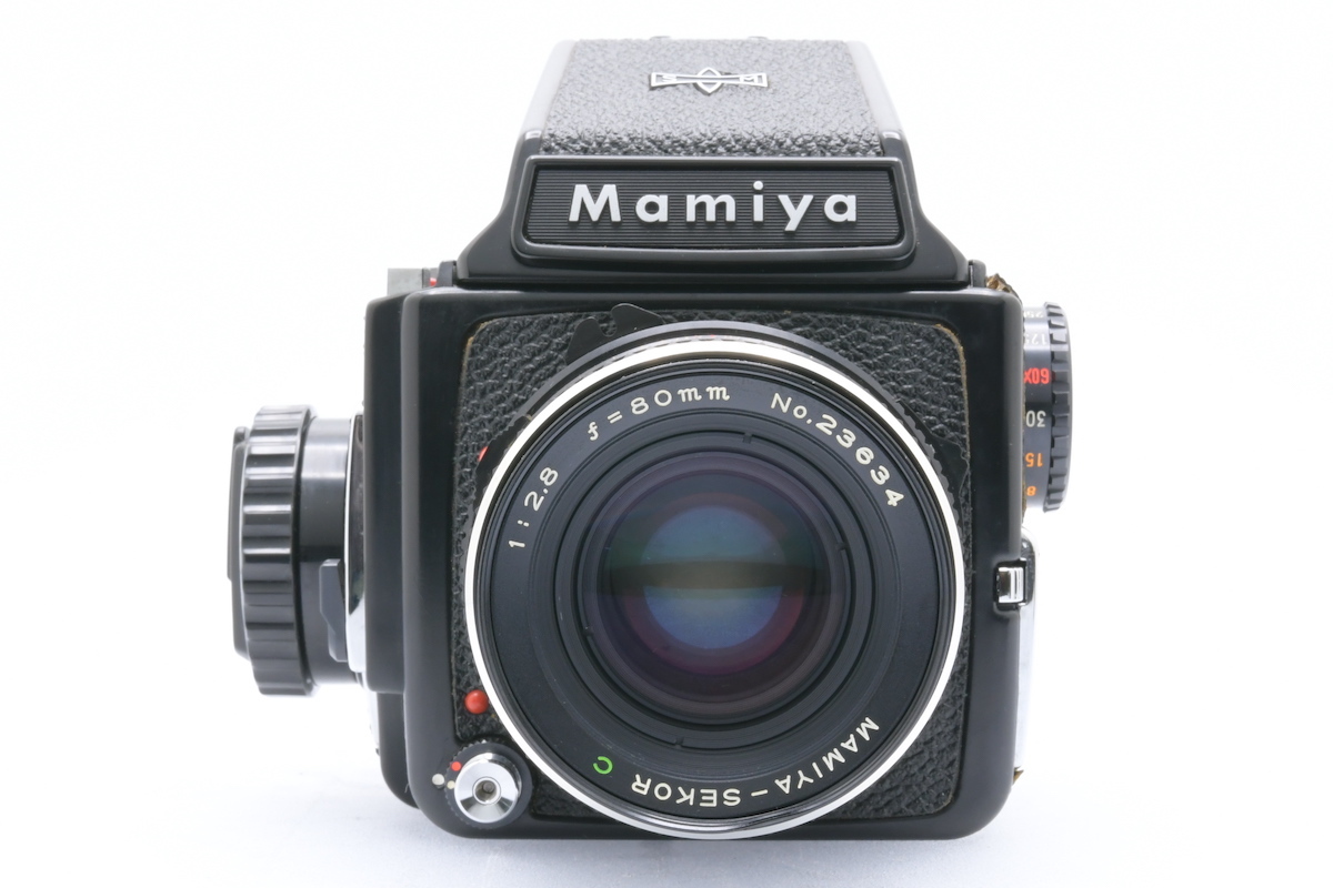 Mamiya M645 + MAMIYA-SEKOR C 80mm F2.8 マミヤ 中判フィルムカメラ 単焦点レンズ ジャンク品_画像1