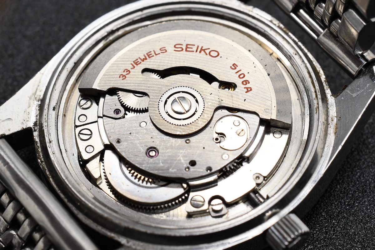 ジャンク SEIKO SEIKOMATIC-P Ref:5106-8010 セイコー マチック デイデイト 33石 自動巻き メンズ 腕時計 ■21951_画像7