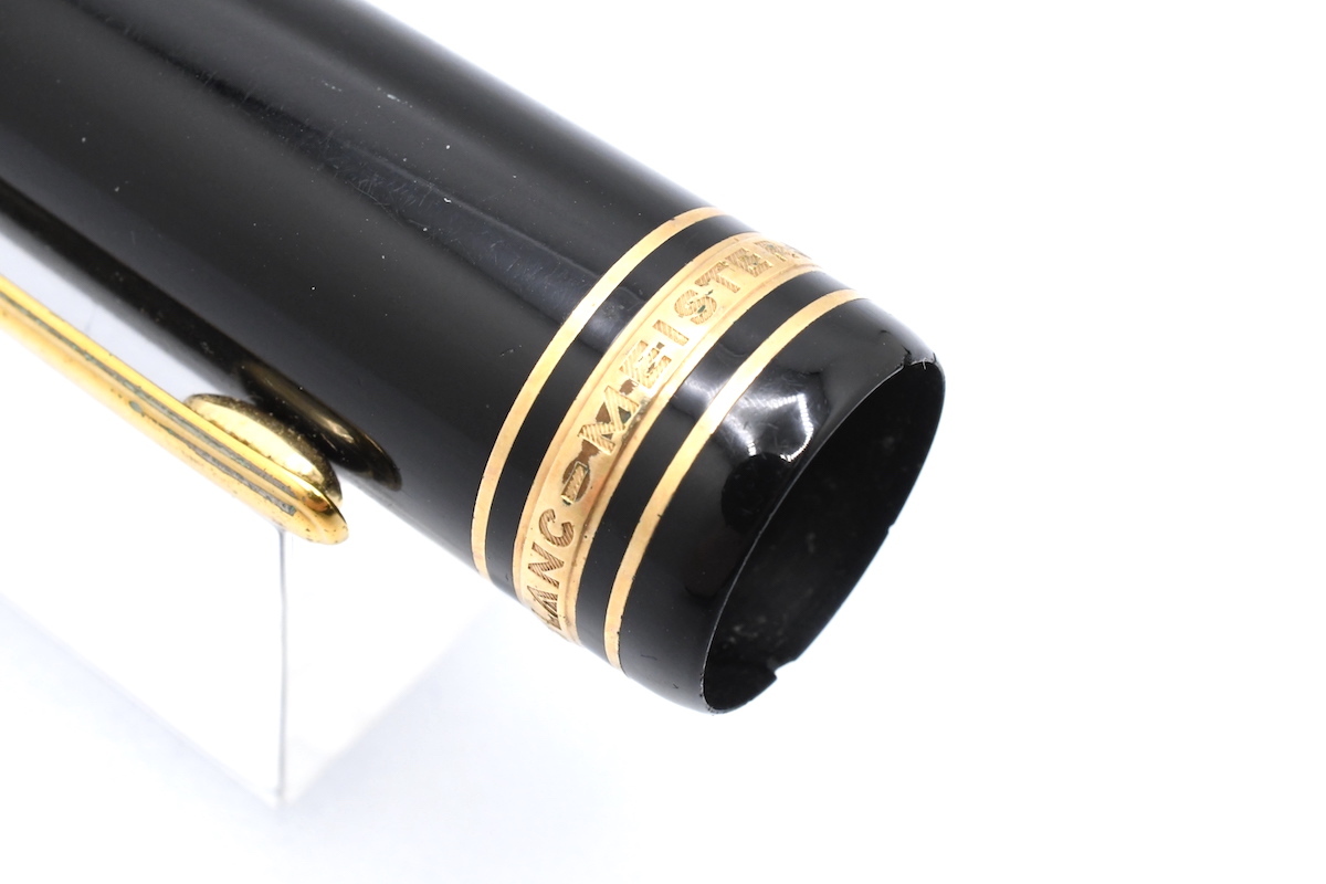 MONTBLANC MEISTERSTUCK N2 149 18K-750 M 白帯 モンブラン マイスターシュテック 吸入式 万年筆 筆記用具 ■21957_画像6