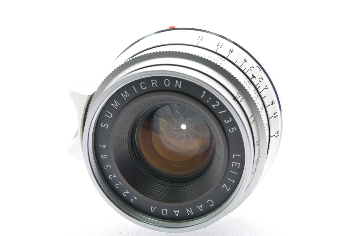 Leica LEITZ CANADA SUMMICRON 35mm F2 Mマウント 1st 第1世代 8枚玉 ライカ ズミクロン_画像9