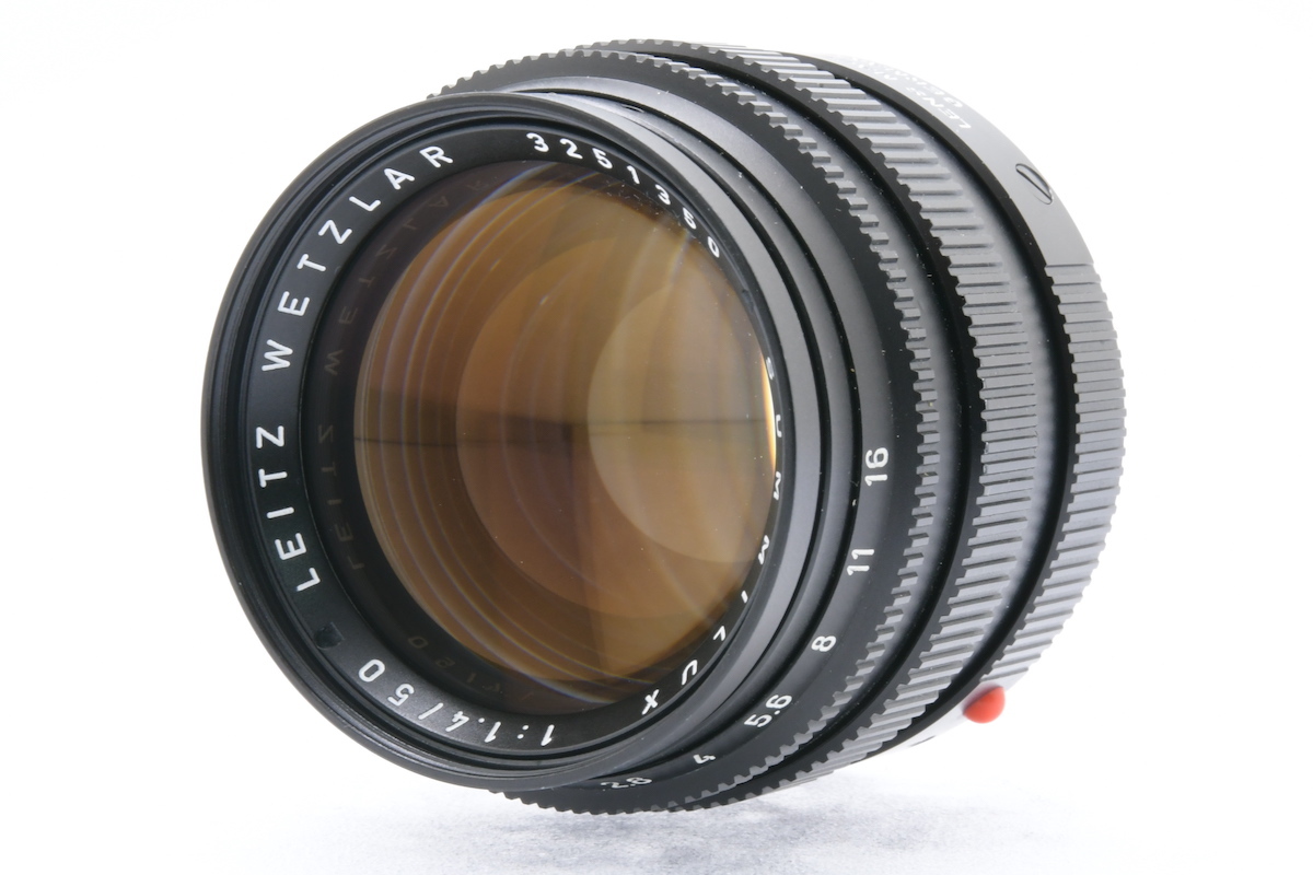 Leica SUMMILUX 50mm F1.4 ブラック 2nd 第2世代 Mマウント ライカ 標準 単焦点レンズ ズミルックス_画像1