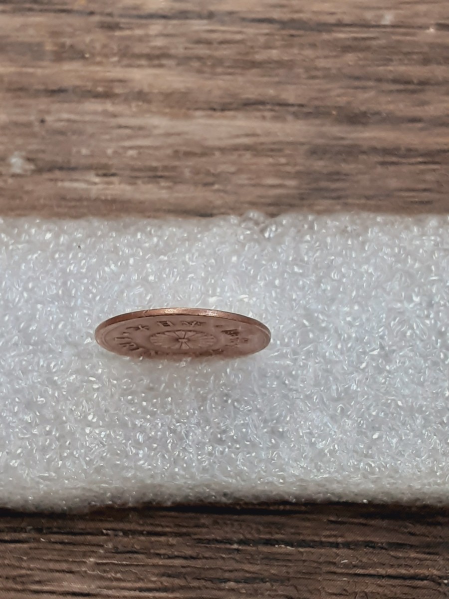 アンティーク古銭 明治16年 1厘銅貨 M161D060206_画像5