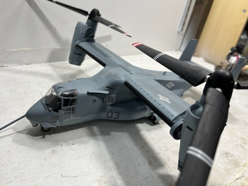 Itareri イタレリ プラモデル 1/48 V-22 オスプレイ 全塗装完成品 現状受渡し品_画像5