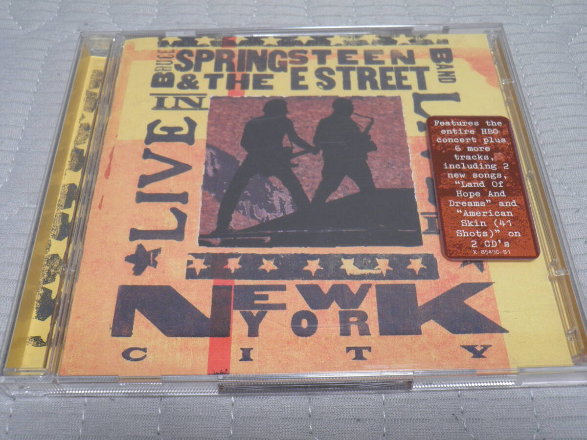 ◎BRUCE SPRINGSTEEN [ LIVE IN NEW YORK CITY ] 2枚組輸入盤_画像1