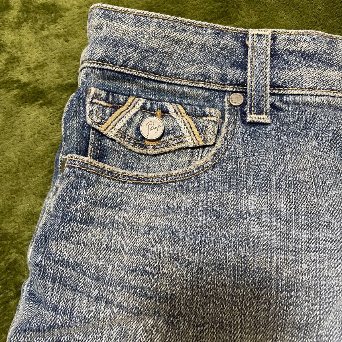 Paige premium denim ペイジ プレミアム デニムミニスカート25インチ