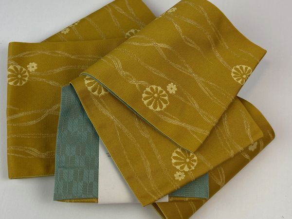 ▼三作▼新品税込 リバーシブル 半巾帯 ロングサイズ C4025 日本製の画像5