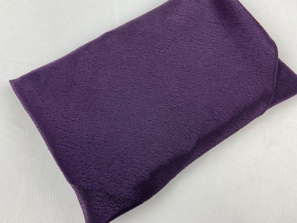 V three work V free shipping crepe-de-chine small furoshiki fukusa made in Japan purple ③
