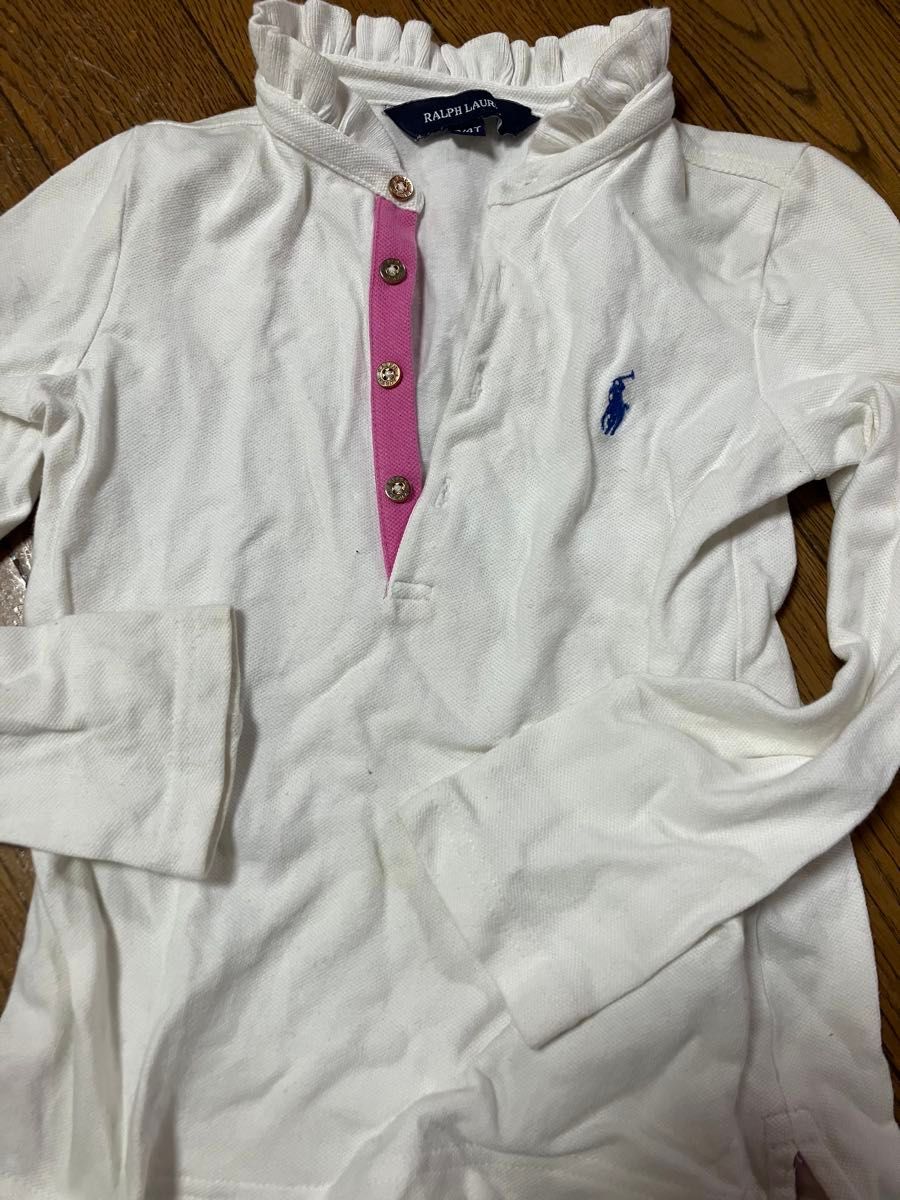 ラルフローレン 長袖 RALPH LAUREN ポロシャツ カットソー Ralph POLO 長袖シャツ キッズ　サイズ4T