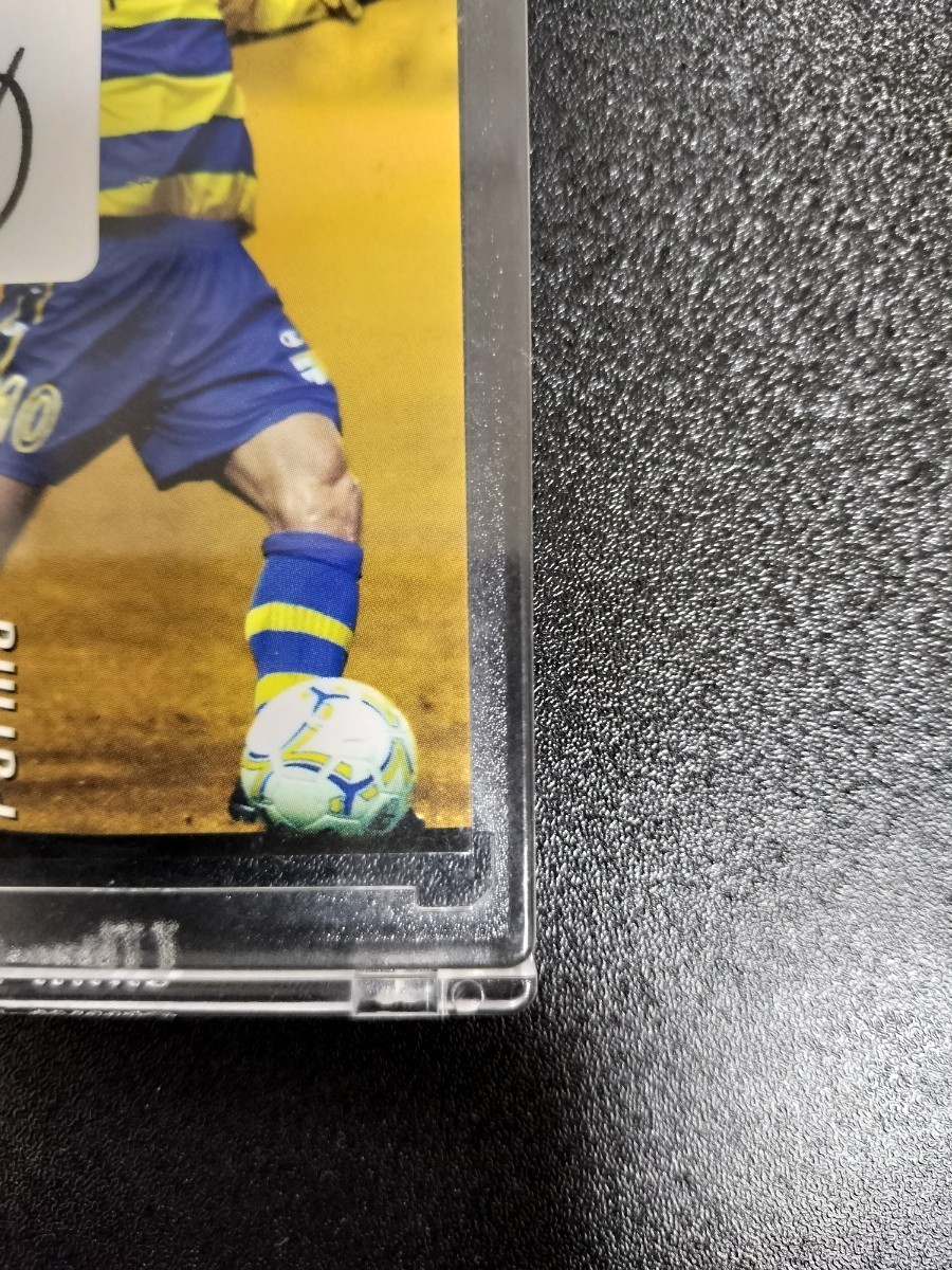 中田英寿 直筆サインカード サンプル版 PANINI Autograph オート Hidetoshi Nakata 0/100 Caltio cards 2003 パルマの画像6