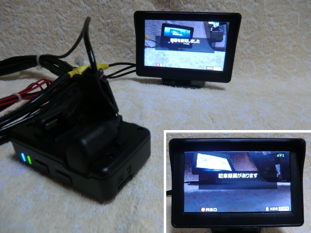 スズキ純OP!単独タイプGPS付FullHDドライブレコーダー前DRV518S/99000-79BP5駐車録画可+後DRVR518S2/99000-79BS0?セット!他社車両にも!【60の画像3