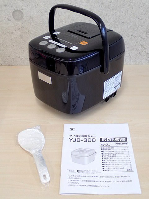 ●MT● 【店頭デモ品・付属品完備】マイコン炊飯器　(3合炊き) Y.JB-30.0(B) (管SX-50)_画像1