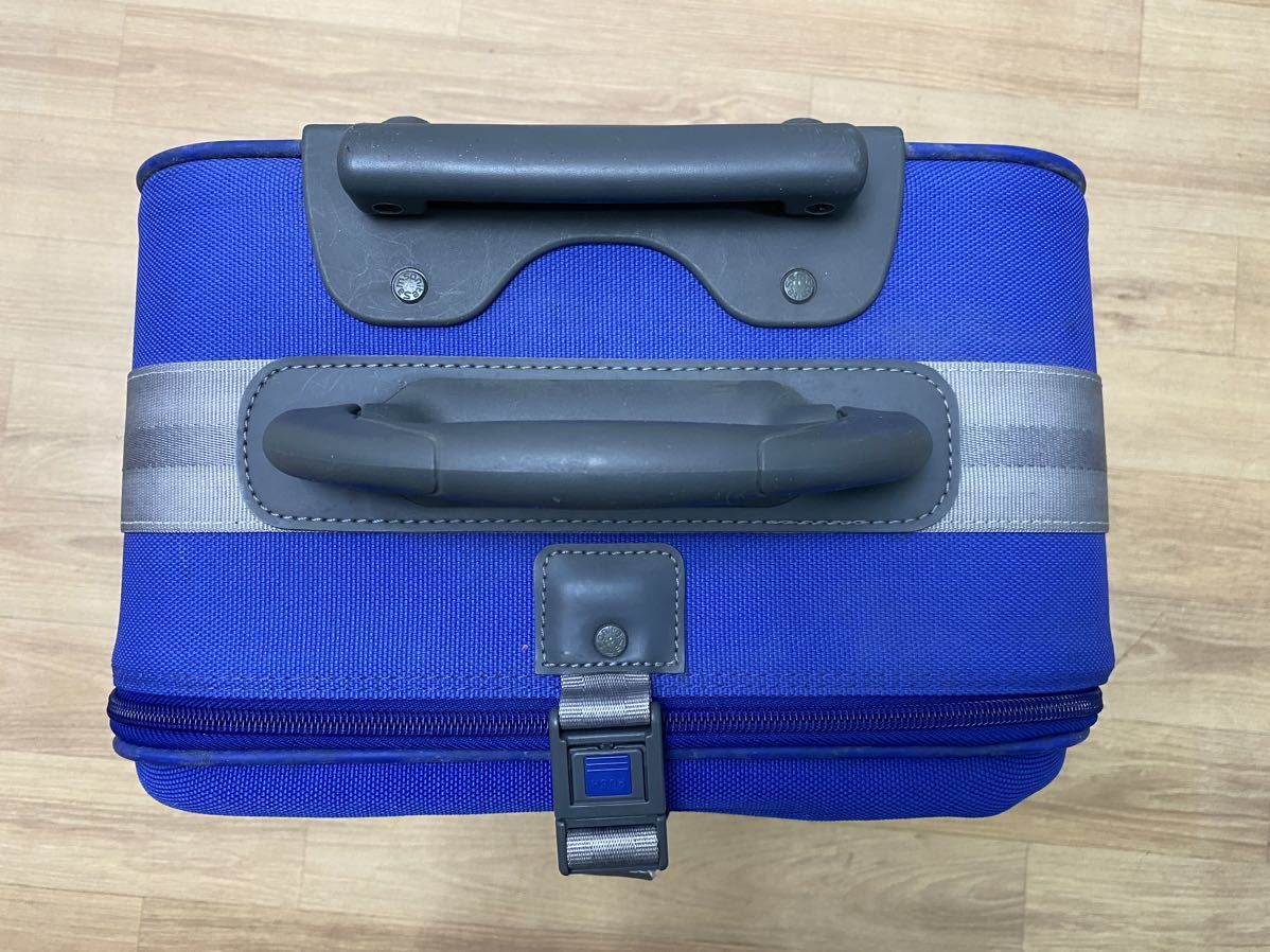 M12165【Samsoite】サムソナイト キャリーバッグ 旅行鞄 ビジネスバッグ ブルー 2輪 _画像8
