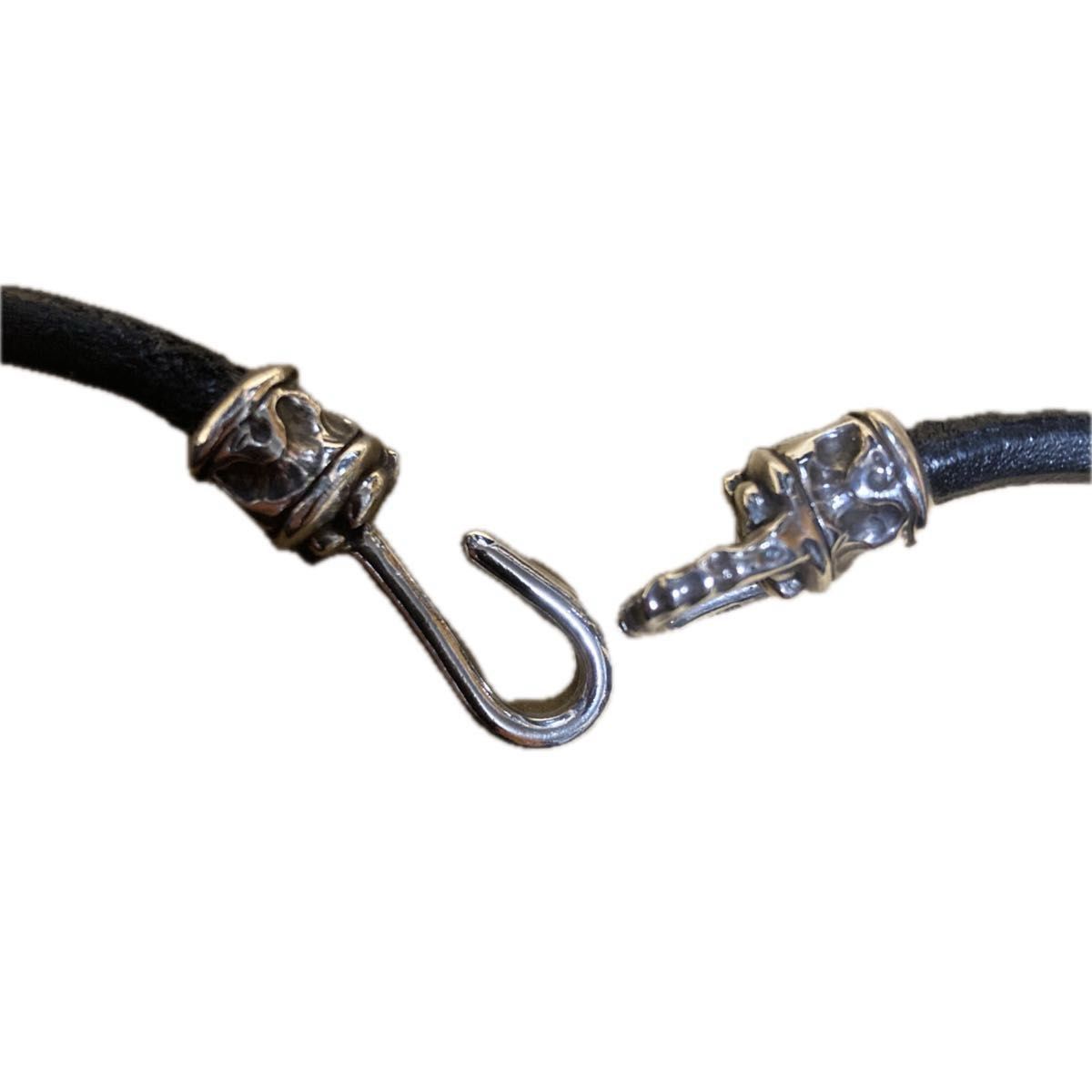 GODSIZE ゴッドサイズ パイプフックレザーブレスレット定価¥24 GODSIZE ゴッドサイズ パイプフックレザーブレスレット定価¥24