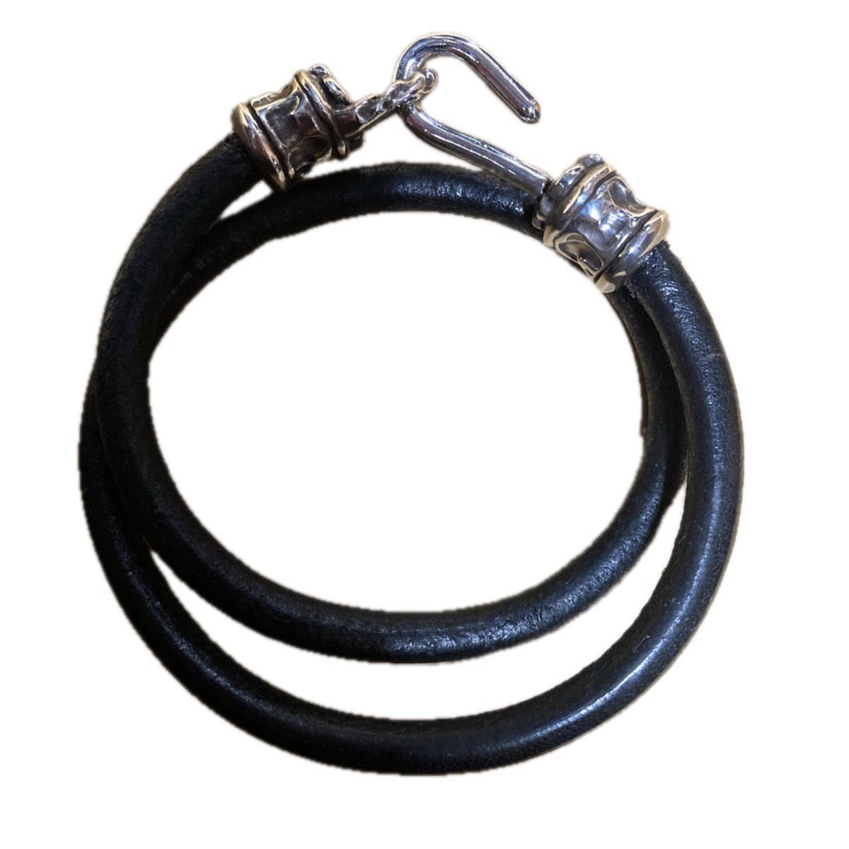 GODSIZE ゴッドサイズ パイプフックレザーブレスレット定価¥24 GODSIZE ゴッドサイズ パイプフックレザーブレスレット定価¥24