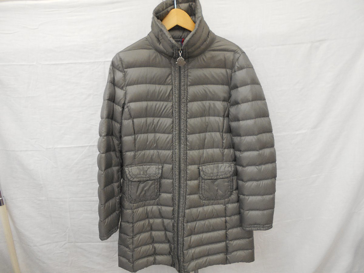 【MONCLER　VANNEAU】モンクレール　ヴァンヌ　レディースダウンコート　グレー　サイズ3（XLサイズ相当）　SY02-CL8